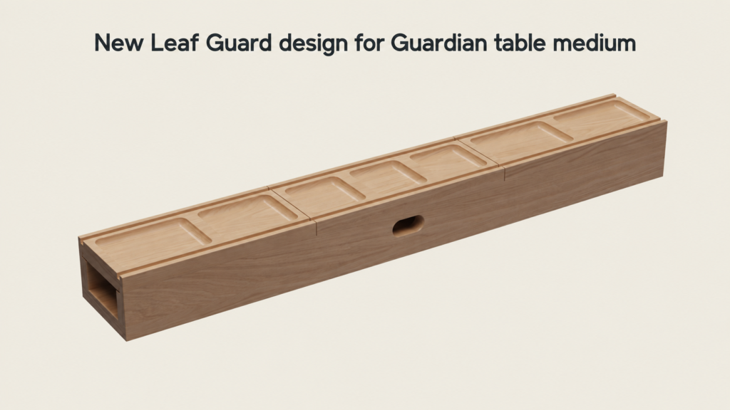 Leaf Guard - Guardian Table - Medium Oak