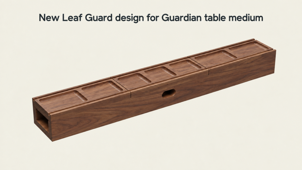 Leaf Guard - Guardian Table - Medium Walnut